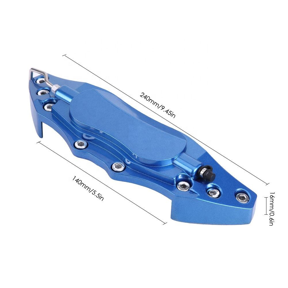 JDMotorsport88 JDM Racing Car Universal Blue Metal Brake Disc Caliper Cover