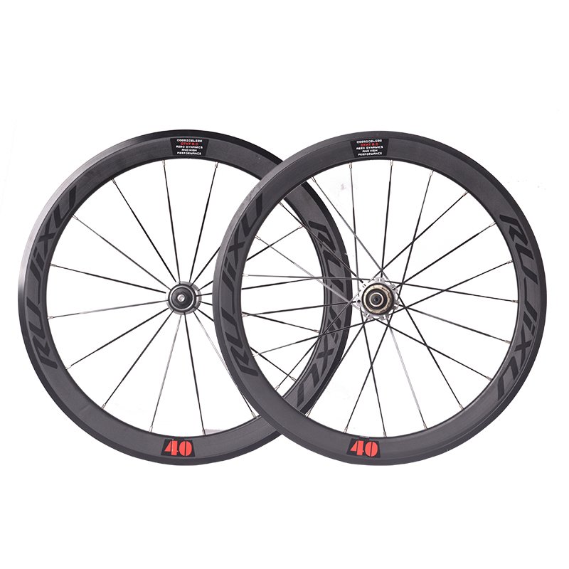 Manufacturer's Hot Selling 20 Inch 451 Carbon Fiber Wheelset, Foldable Bicycle Wheelset Open Caliper V Brake/C Brake Wheelset