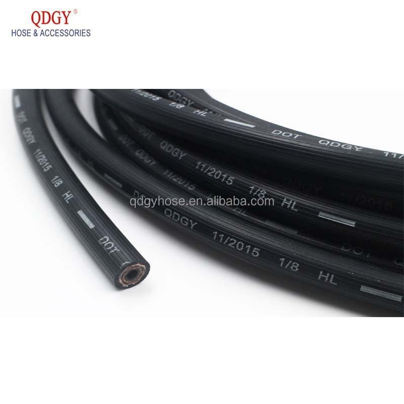 Auto Car Parts Factory Direct Hydraulic SAE J1401 DOT 1/8HL Rubber Brake Line Tube Hose