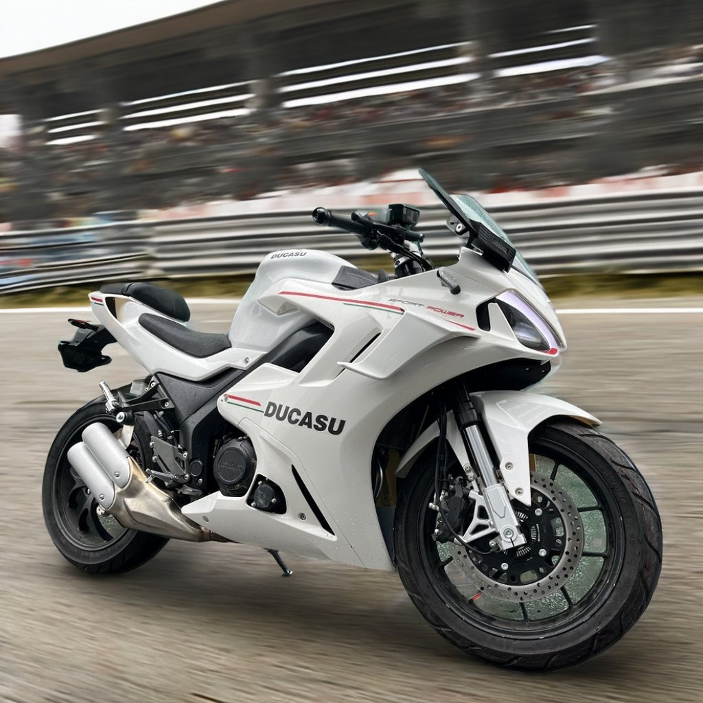 Racing Gasoline Motorcycle New Model 400cc with Water Cooling Engine TFT Speedometer Aluminum Rear Fork