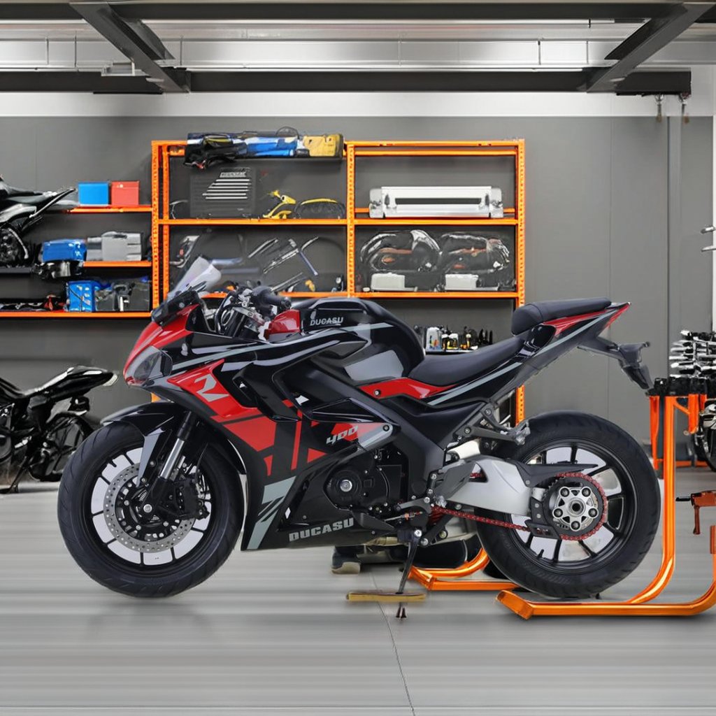 Racing Gasoline Motorcycle New Model 400cc with Water Cooling Engine TFT Speedometer Aluminum Rear Fork