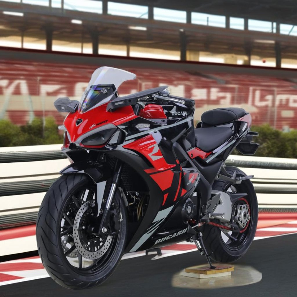 Racing Gasoline Motorcycle New Model 400cc with Water Cooling Engine TFT Speedometer Aluminum Rear Fork
