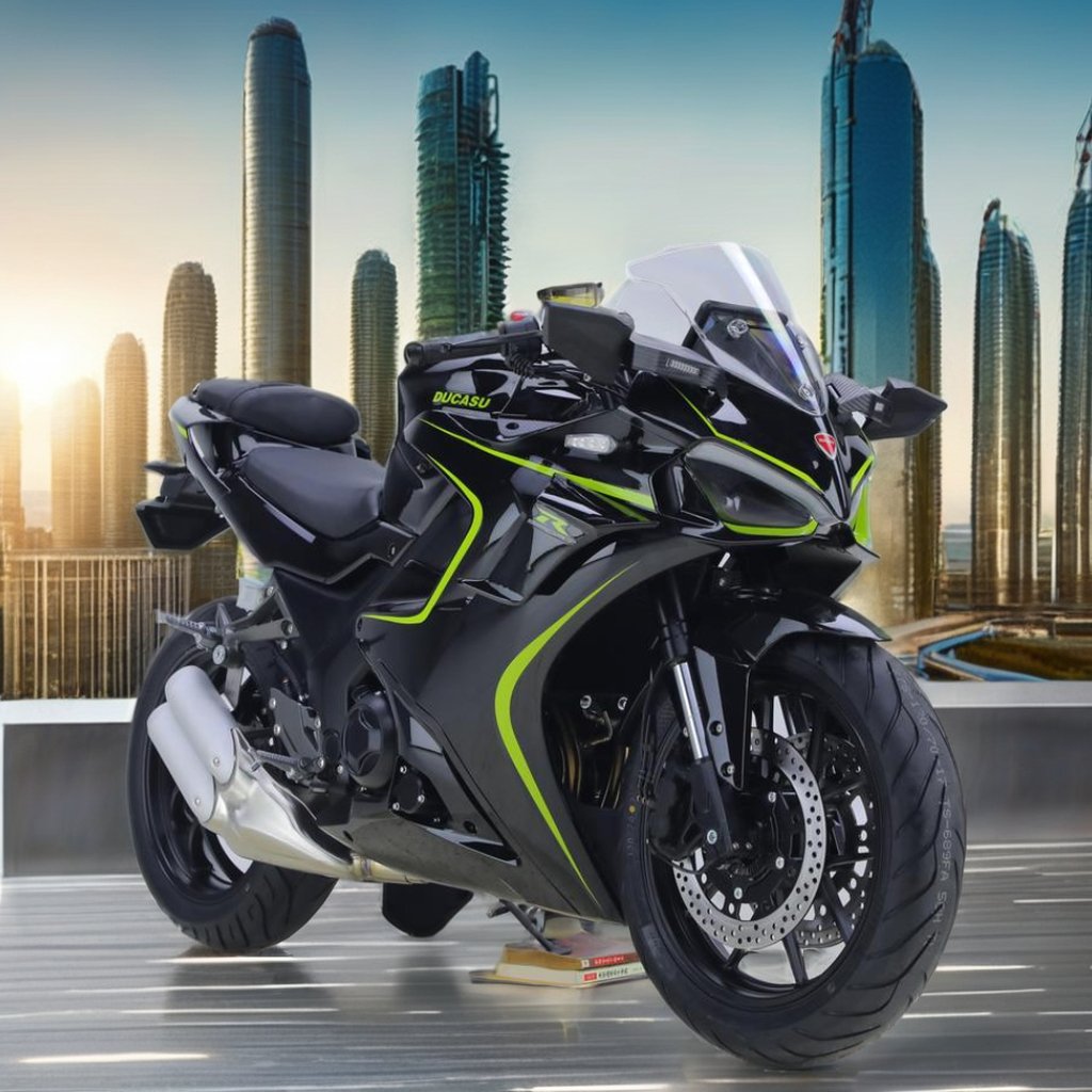 Racing Gasoline Motorcycle New Model 400cc with Water Cooling Engine TFT Speedometer Aluminum Rear Fork