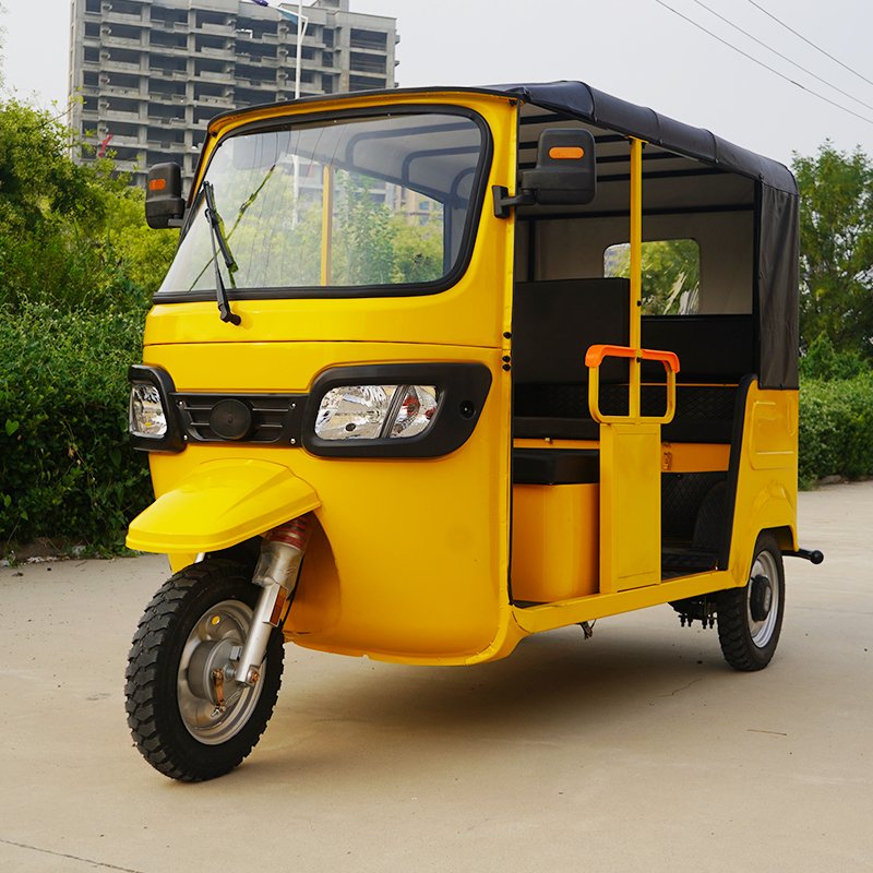 Bajaj Taxi Motor 1800w Motor 60V32A Lead Acid Battery Electric Tricycle 3-Wheel Electric Passenger Trike Motorcycle