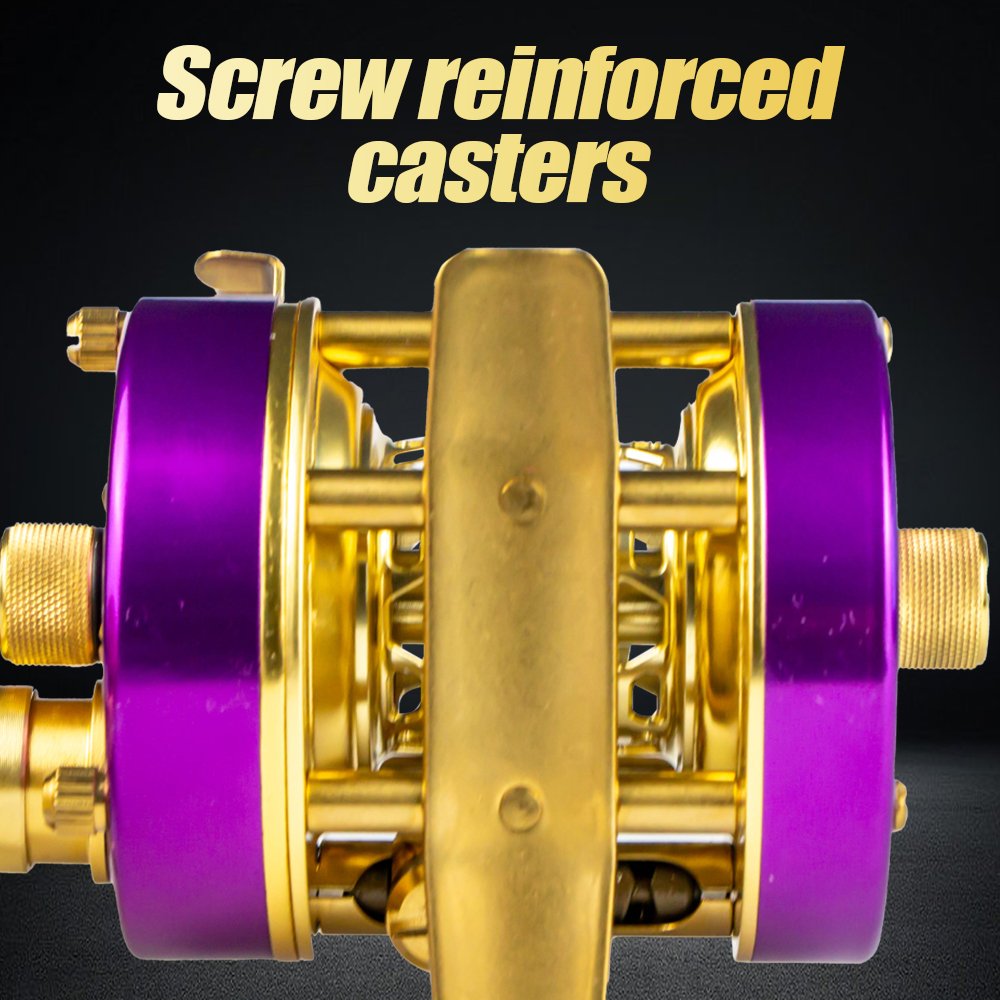 Wholesale Saltwater Big Fishing Reel Baitcasting Drum Trolling Brake Magnetic Casting Trolling Metal Baitcasting Drum Reel