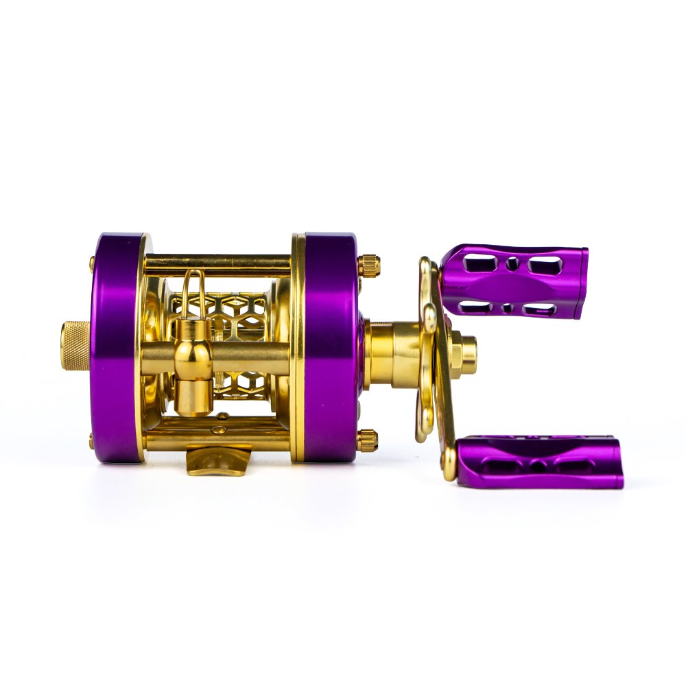 Wholesale Saltwater Big Fishing Reel Baitcasting Drum Trolling Brake Magnetic Casting Trolling Metal Baitcasting Drum Reel