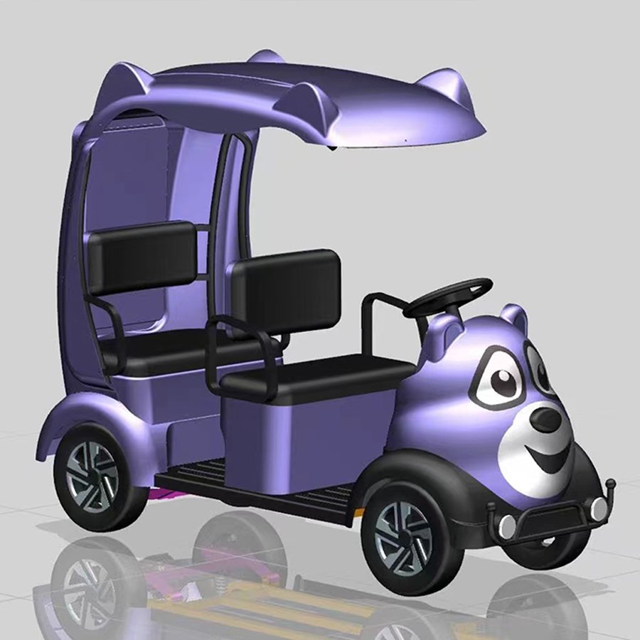China 2 4 6 Seats Electric Tourist Shuttle Bus Classic Car Mini Electric Sightseeing Car