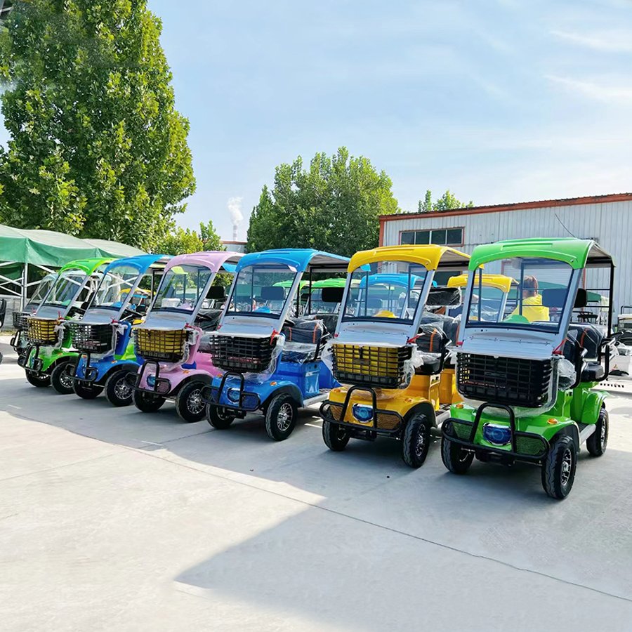 China 2 4 6 Seats Electric Tourist Shuttle Bus Classic Car Mini Electric Sightseeing Car