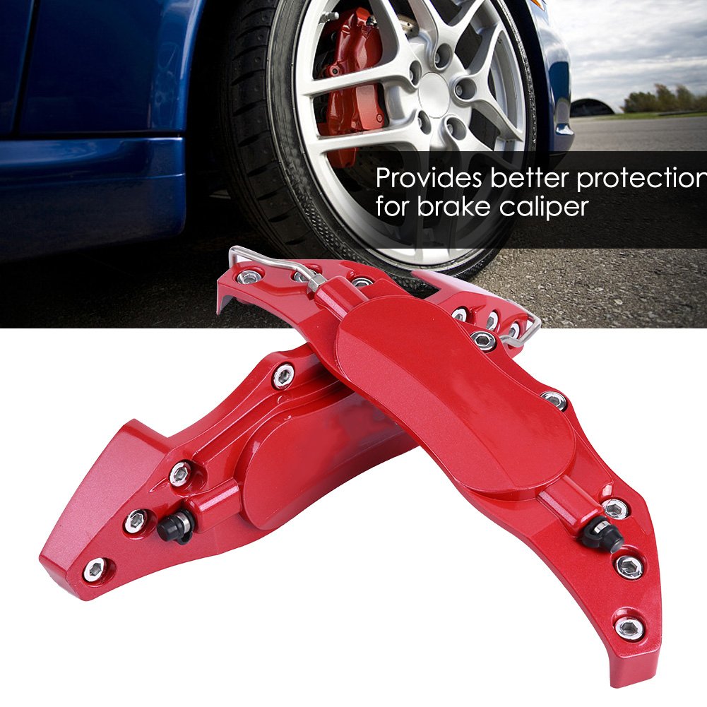 Car Parts Accessories Cubierta De Pinzas De Freno Aluminum Alloy Brake Abalone Cover Metal Brake Calipers Cover