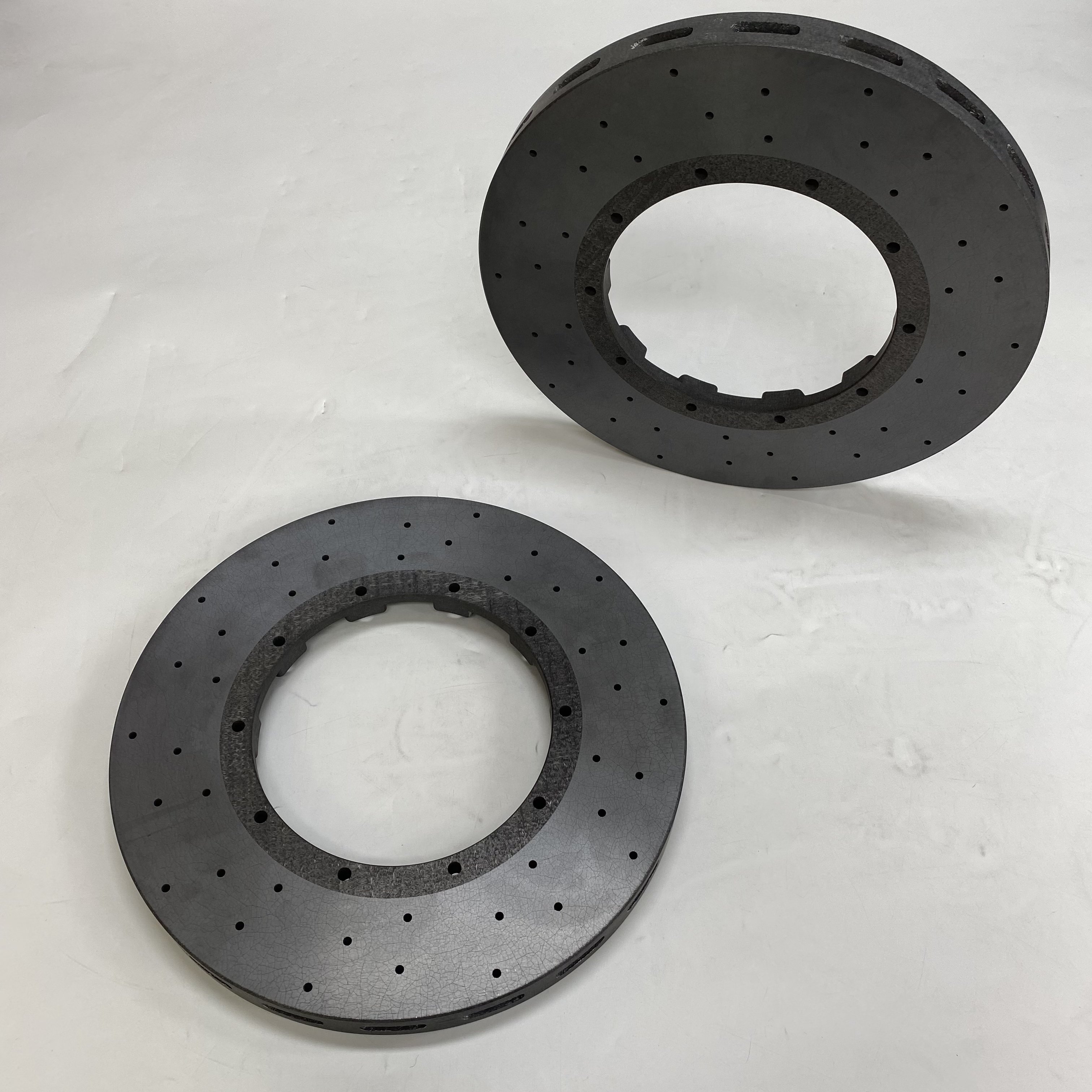 New Auto Carbon Ceramic Brake Disc 390mm/394mm Front Rear Compatible Chevrolet Rover Accord RS7 Chery Land Rover A8 A7 Models