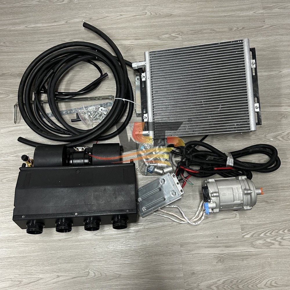 12V/24V Hidden Parking Air Conditioning System Universal Refrigeration Large Truck Car 24V Auto Parking Conditioner