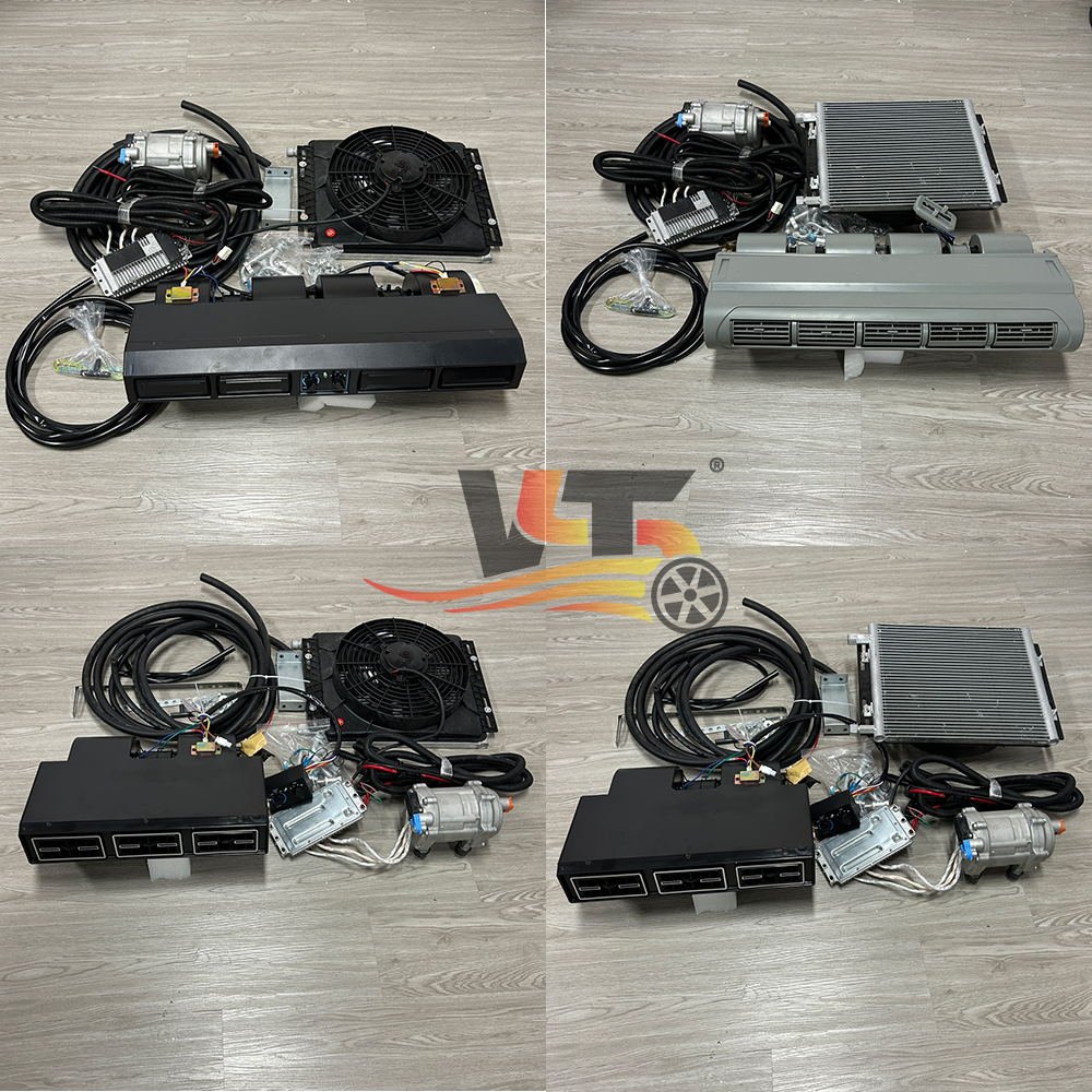 12V/24V Hidden Parking Air Conditioning System Universal Refrigeration Large Truck Car 24V Auto Parking Conditioner