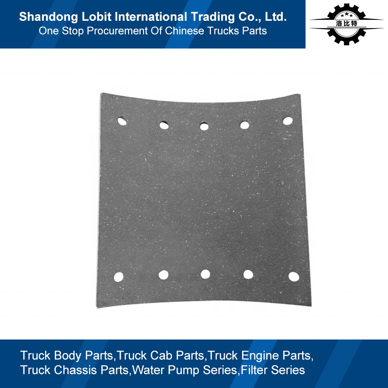 19094 Brake Linings Ordinary Semi Metal 10 Holes Brake Block Suitable for BPW Axle Europe Trucks Parts Brake Shoe Factory Outlet