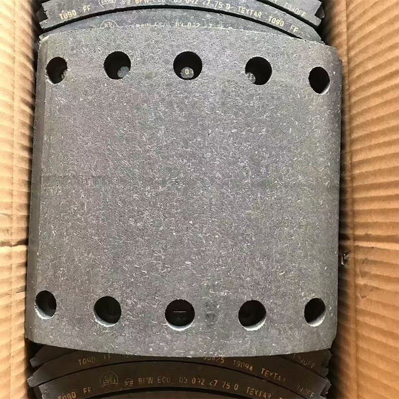 19094 Brake Linings Ordinary Semi Metal 10 Holes Brake Block Suitable for BPW Axle Europe Trucks Parts Brake Shoe Factory Outlet