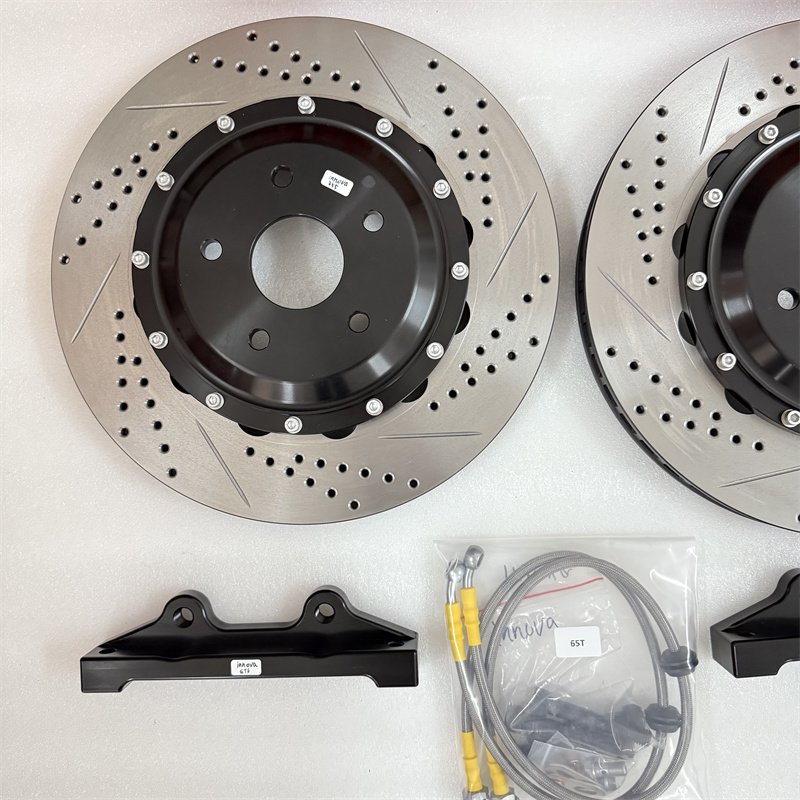 Jekit Auto Brake Caliper 6 Pots 355*32mm Rotor New Rear Wheel Fit BMW E46 330XI Toyota Honda Nissan Lexus Land Cruiser Patrol