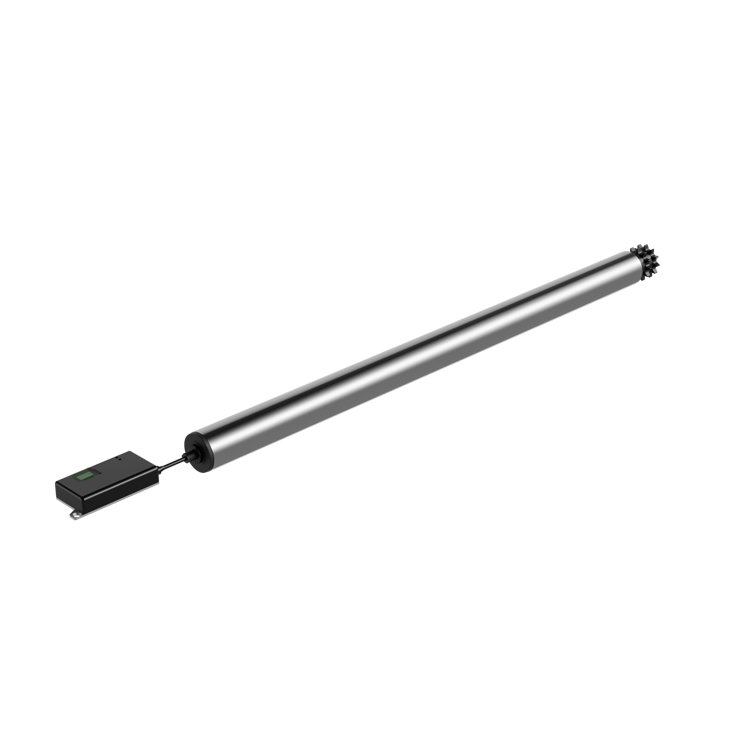Zhaowei Standard 800mm 24v 48v Dc Drum Motor Roller High Torque Low Speed Power Roller With Brake for Conveyor Food