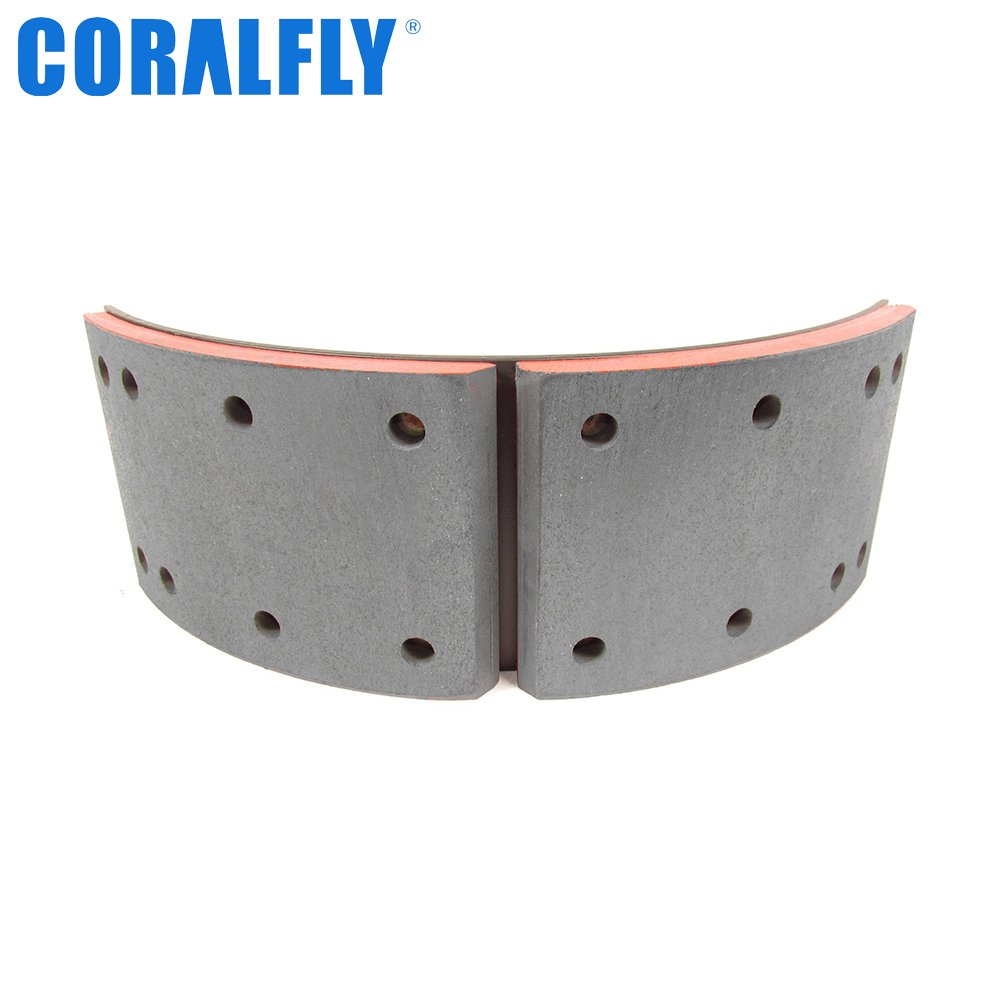 Coralfly Non-asbestos Woven Brake Lining 4311 Heavy American Truck Brake Lining for Truck Parts Brake Shoe