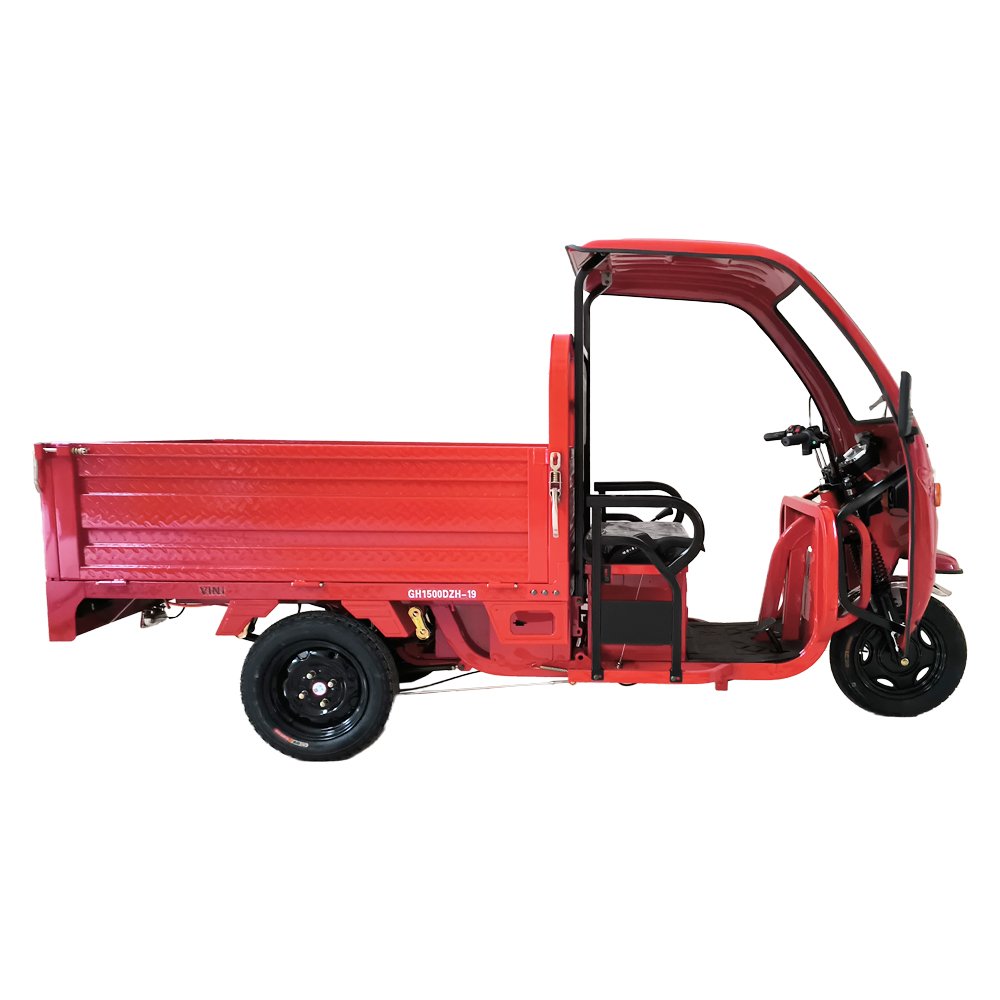 Adult Transport Cargo Electric Truck 3 Wheels Farming Motorcycle Vendors Cargo Rickshaw Electric Tricycle With Shed