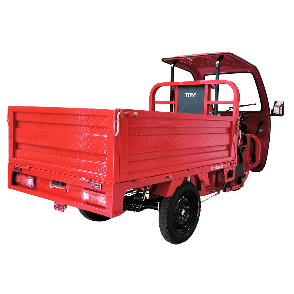 Adult Transport Cargo Electric Truck 3 Wheels Farming Motorcycle Vendors Cargo Rickshaw Electric Tricycle With Shed