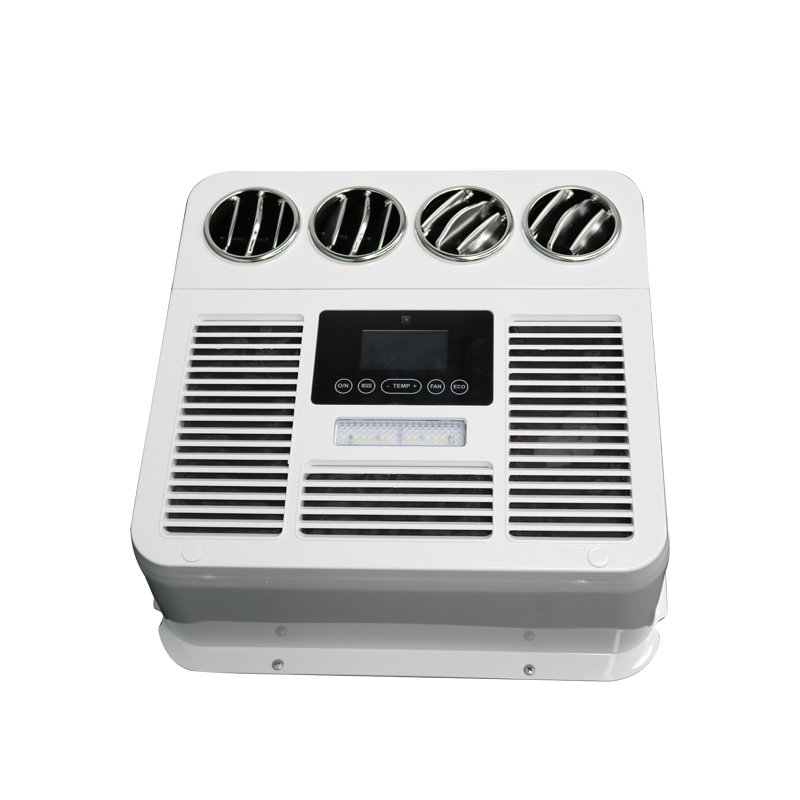 24v Electric Parking Air Conditioner Roof Mounted 24 Volt Dc Rooftop air Conditioning for Car Van Truck Bus