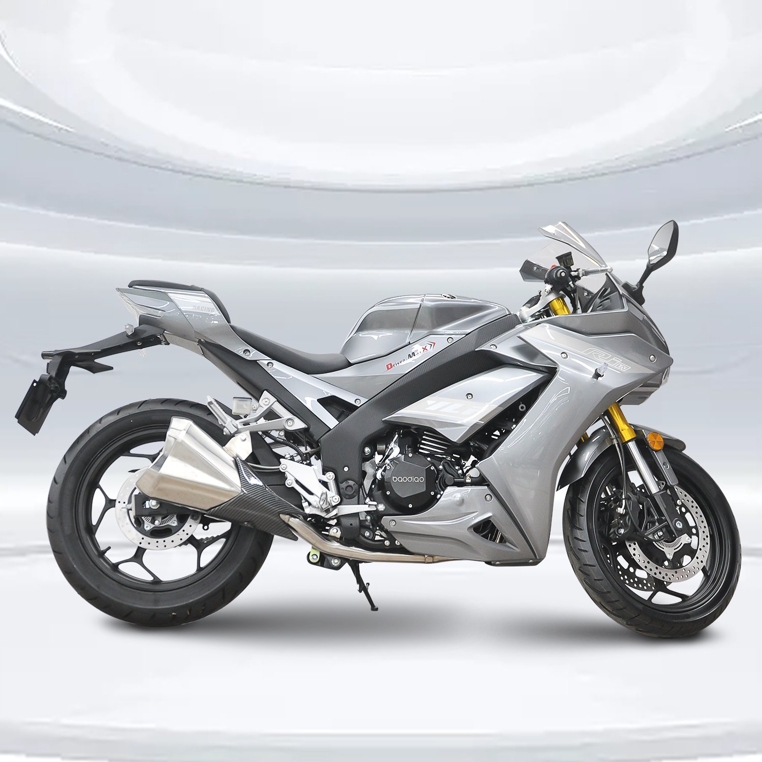 RACING MOTORCYCLE 1 Cylinder,4 Stroke Electric+kick Start Double Disc Brake Single Disc Brake Hydraulic Suspension Air Cooled