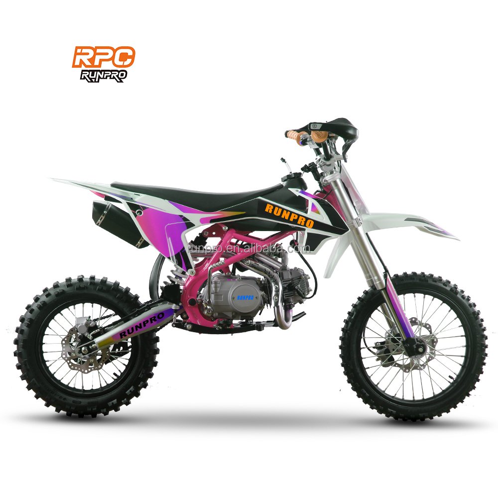 RunPro Brand New 125cc 4-Stroke High Speed Dirt Bike Electric Chain Mini Moto Cross 200cc Pit Bike Racing Sports Off-Road