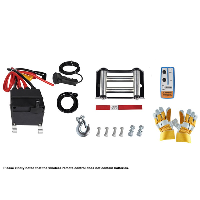 RTS 12000lbs Motorized 2 Ton 5 Tn Off Road Cable Winch 12 v Car Recovery 24 Volts Pull Winch Electric 13500lbs for SUVs 4x4