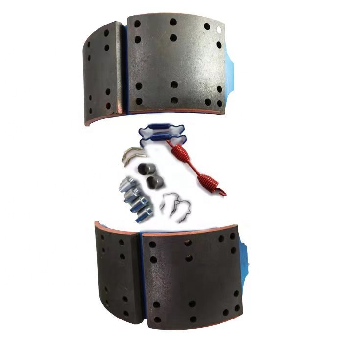 Non-asbestos Truck Brake Shoe 4524 4527 4311 4707 4726 4715 4705 Truck Brake Shoes Lining with Repair Kits