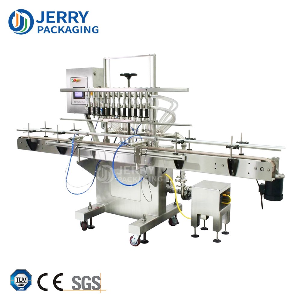 PLC HMI Liquid Filling Machine Overflow Bucket Filling Machine Large Capacity Oil Drum Filling Machine