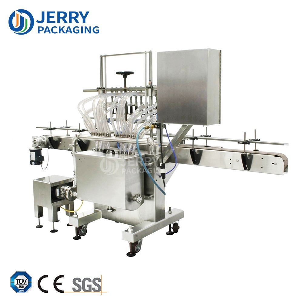PLC HMI Liquid Filling Machine Overflow Bucket Filling Machine Large Capacity Oil Drum Filling Machine