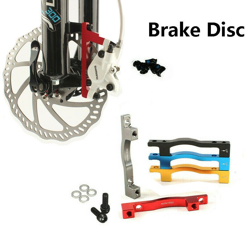 Bike Disc Brake Rotors Front Rear 180mm 203mm Bicycle Adapter PM Caliper Aluminum Alloy Cycling Accessory Adapter