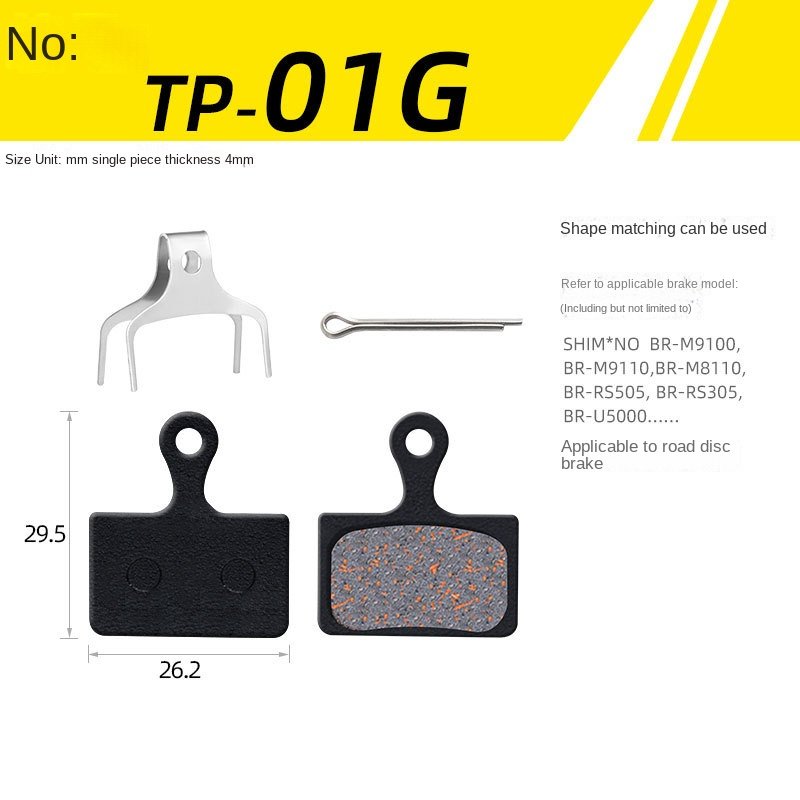 Bicycle Disc Brake Pad Bike Hydraulic Disc Brake Pads Semi-Metallic Cycling Brake Pads for BB5 BB7