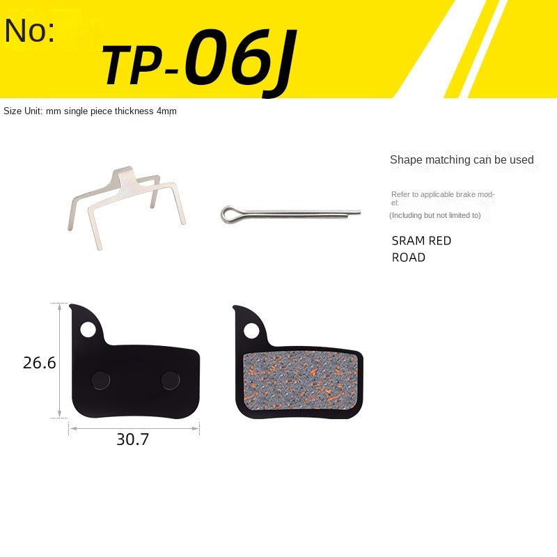 Bicycle Disc Brake Pad Bike Hydraulic Disc Brake Pads Semi-Metallic Cycling Brake Pads for BB5 BB7