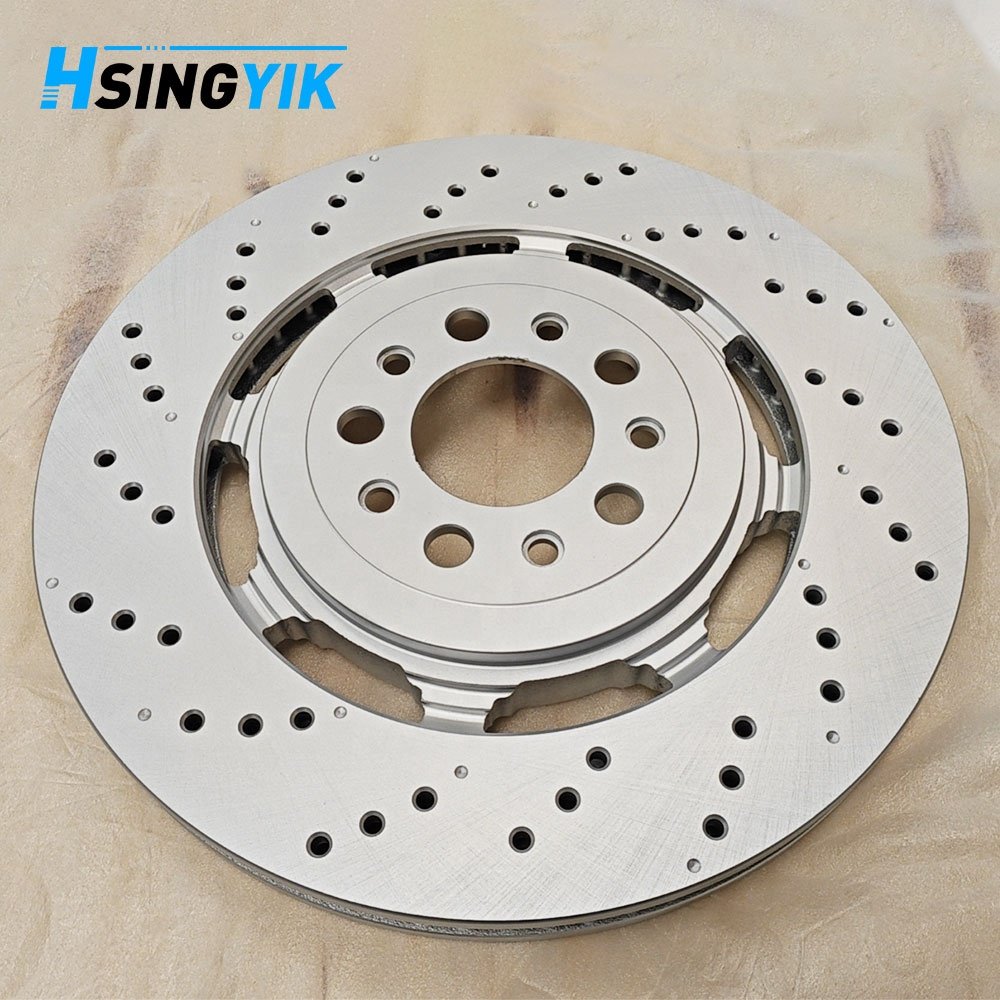 High-Carbon 350X28mm Vented Brake Discs for Alfa Romeo Giulia Quadrifoglio 09.C506.33 50543506 Black Clover Discs