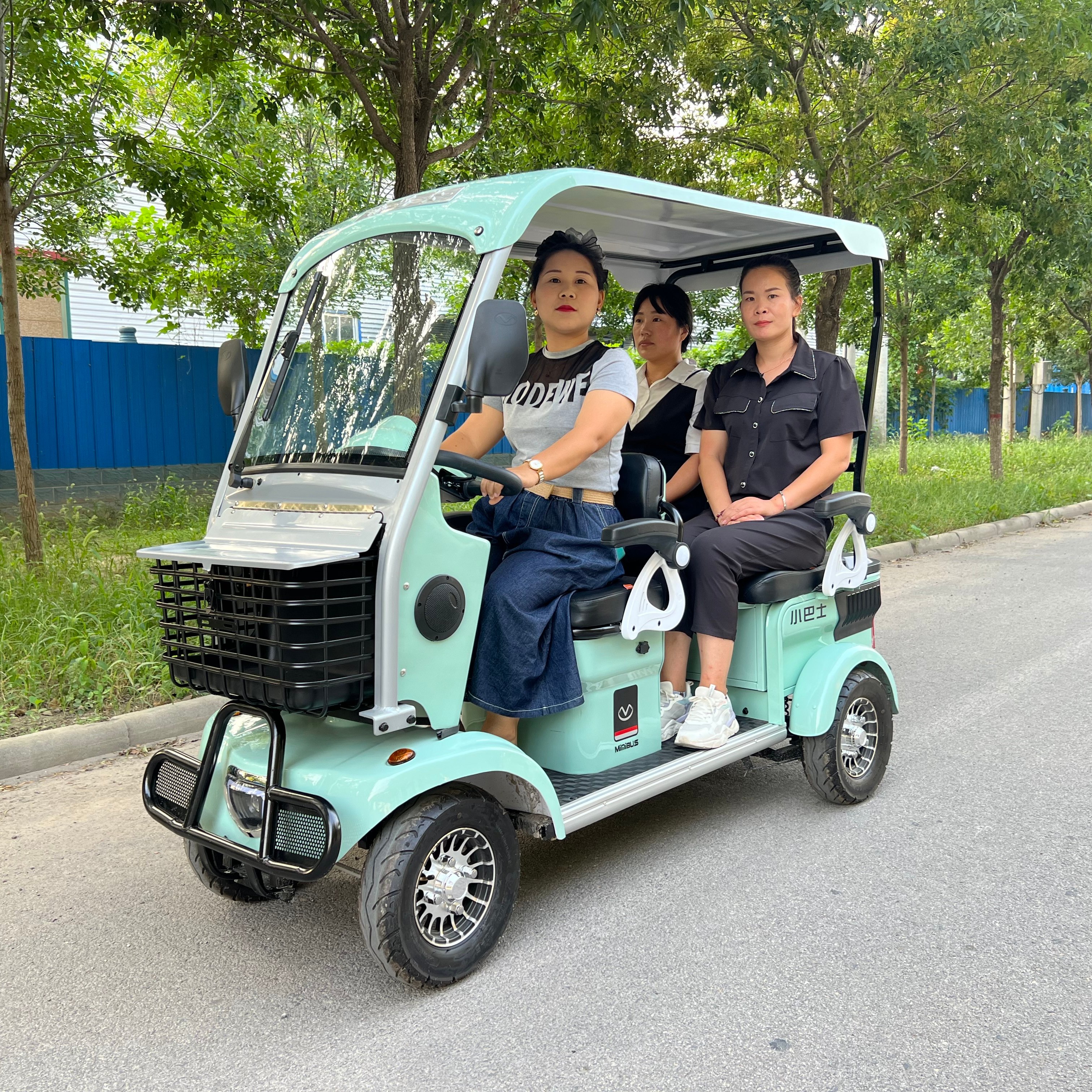 MINIBUS Factory Sale Golf Carts Electromagnetic Brake Comfortable Family-friendly Golf Cart Golf Cart Tour Service