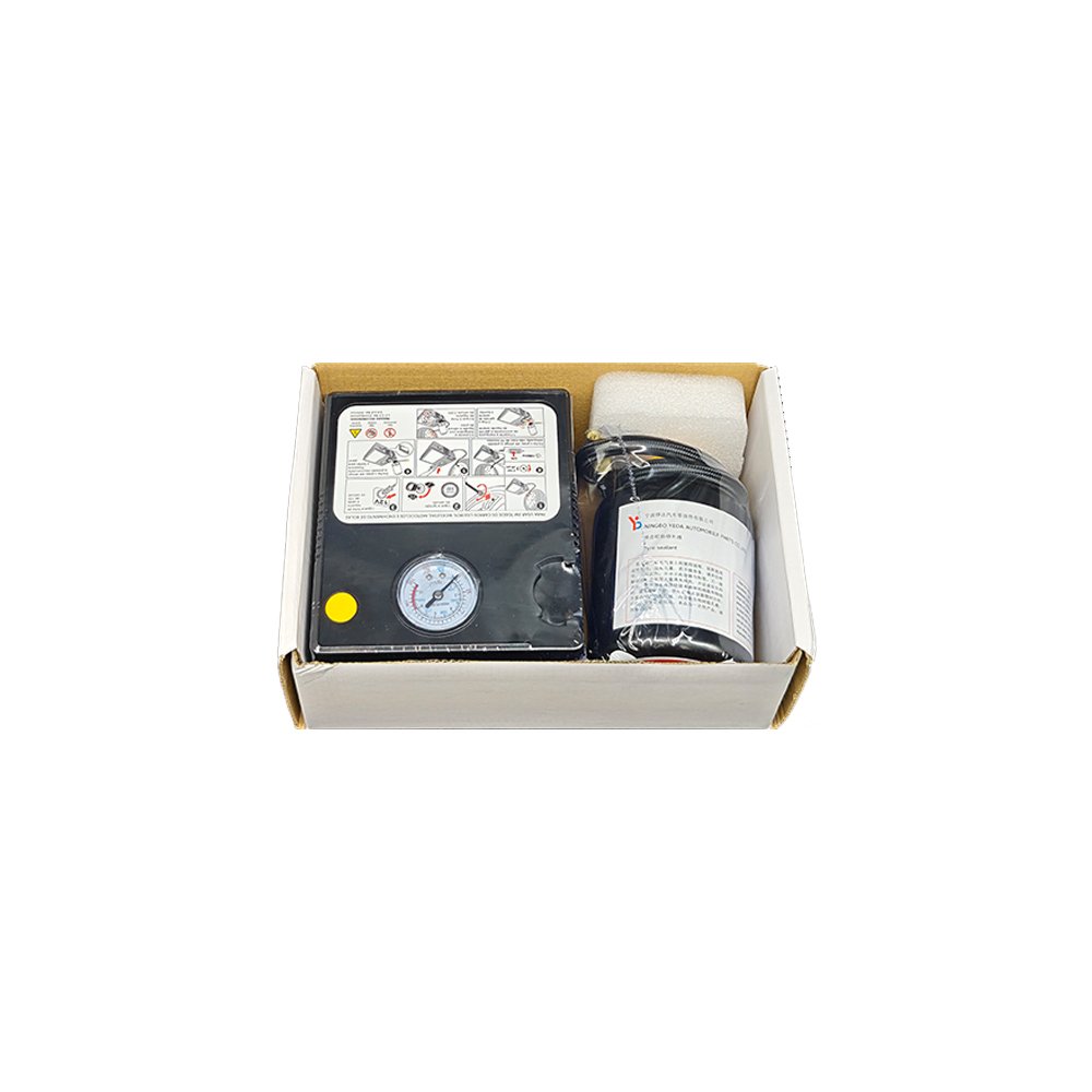 Tire Sealant, Tire Sealant Set, air Pump + Tire Sealant, Suitable for All Models Tire Repair Kit