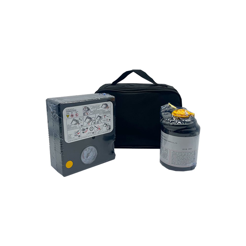 Tire Sealant, Tire Sealant Set, air Pump + Tire Sealant, Suitable for All Models Tire Repair Kit