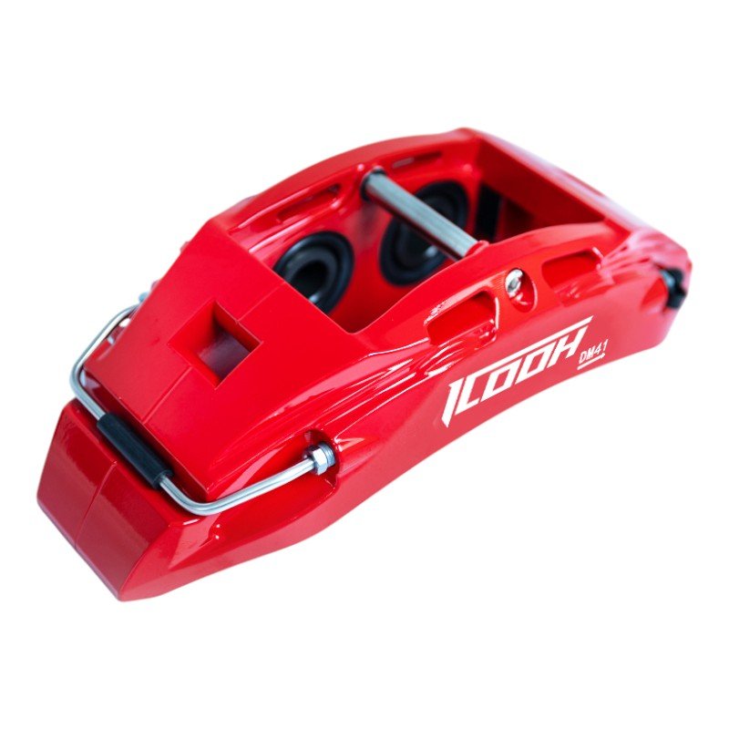 ICOOH Racing DM4 Front and Rear Wheel 4 Pistons Split Forged Caliper with 355x28MM Assemblies Aluminum Alloy for 17/18 Inch Rim