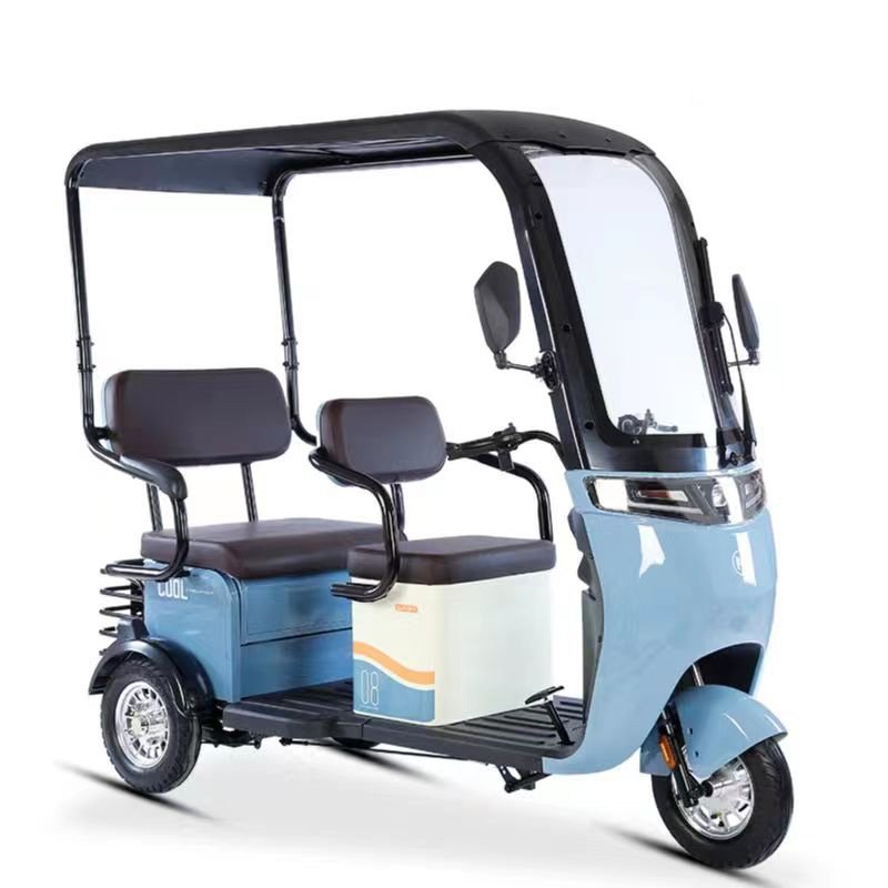 Wholesale 800W 48V/60V Electric Tricycle 3 Wheels Scooter for the Elderly and the Disabled Multi-functional Seat Design