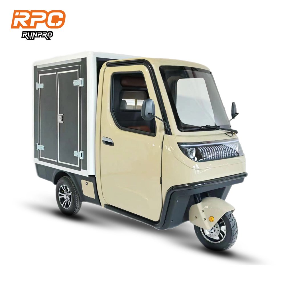 1000W Large Space Electric Cargo Tricycle 3-Wheel Express Transporter with Carriage China 3-Wheel Kart