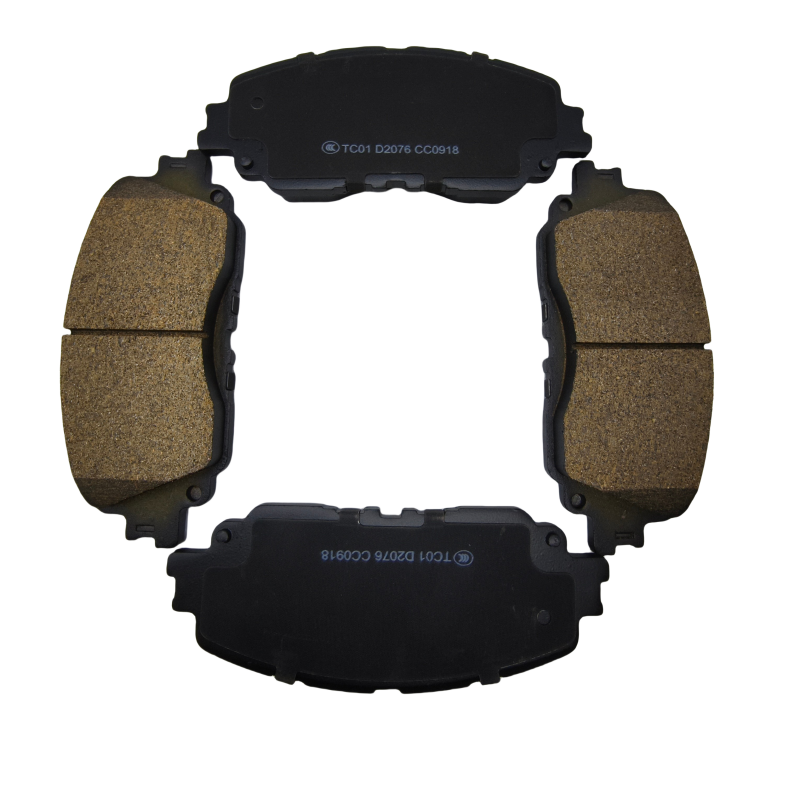 OEM Kowosien D2076 Ceramic Semi-Metal Brand Brake Pad for TOYOTA Car Front Brake Pads