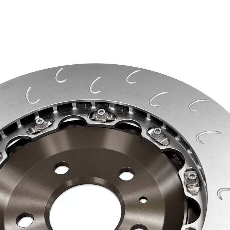 Front 375*36 MM 2-Piece Upgrade High Carbon Alloy Disc Brakes Rotor 4M0615301AM for Audi Rs4 B9 Rs5 Quattro