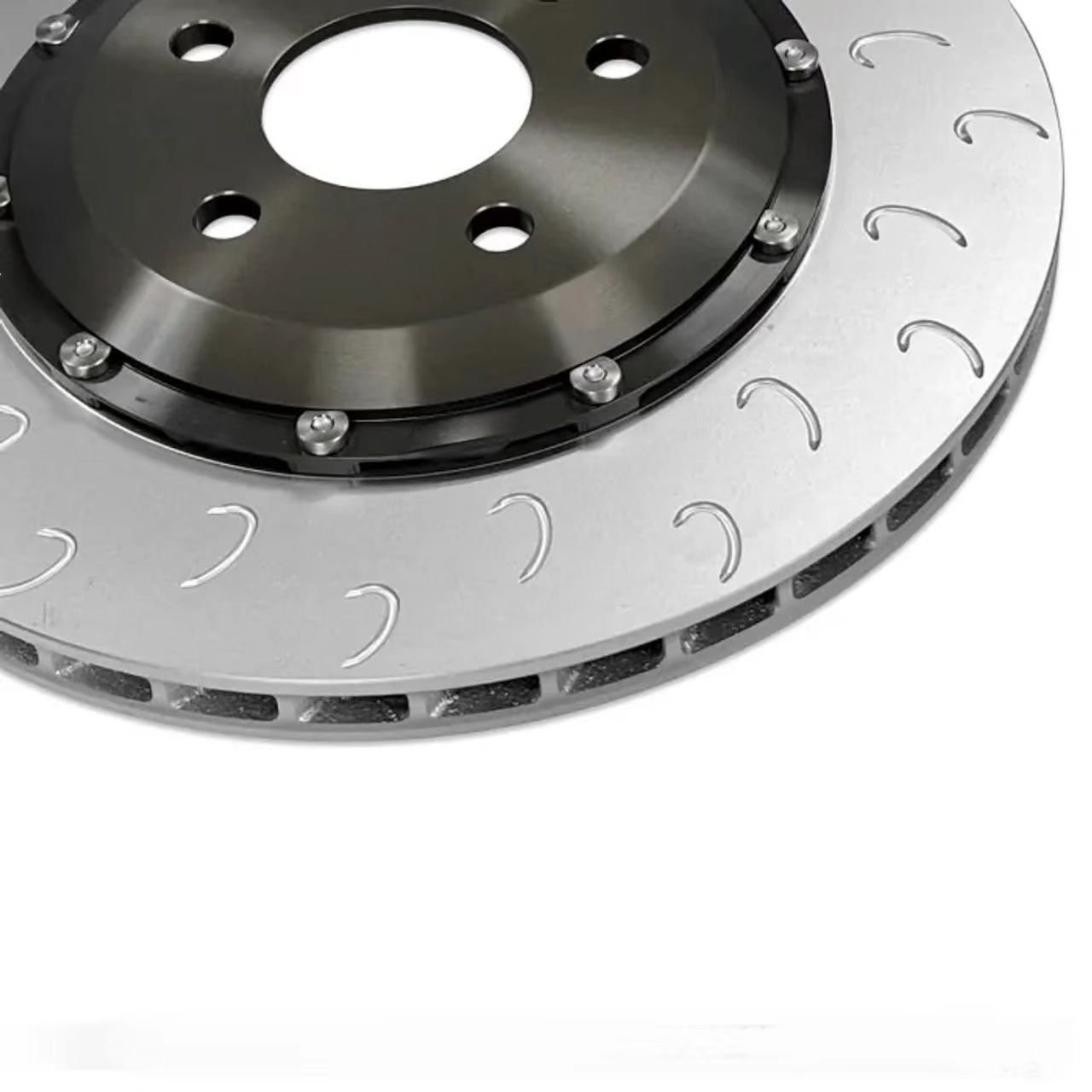 Front 375*36 MM 2-Piece Upgrade High Carbon Alloy Disc Brakes Rotor 4M0615301AM for Audi Rs4 B9 Rs5 Quattro