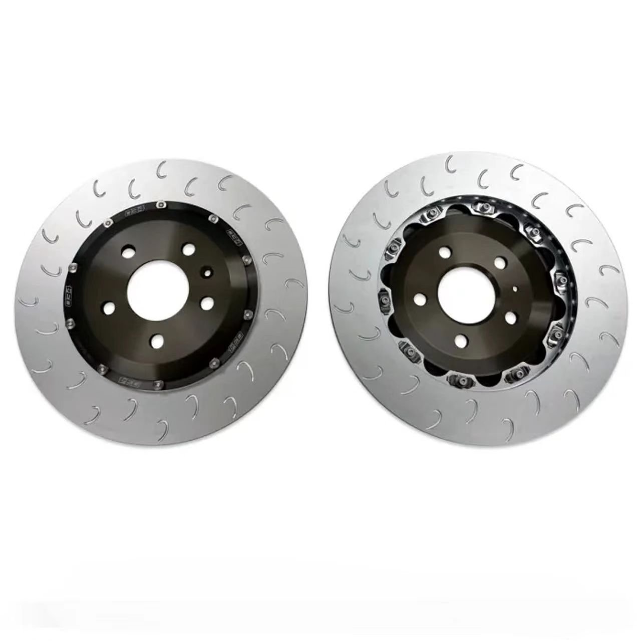 Front 375*36 MM 2-Piece Upgrade High Carbon Alloy Disc Brakes Rotor 4M0615301AM for Audi Rs4 B9 Rs5 Quattro