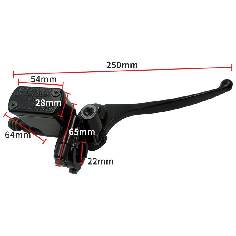 Motorcycle Modification Upper Pump Disc Brake Hydraulic Brake Upper Pump Assembly for Honda DIO50 AF28