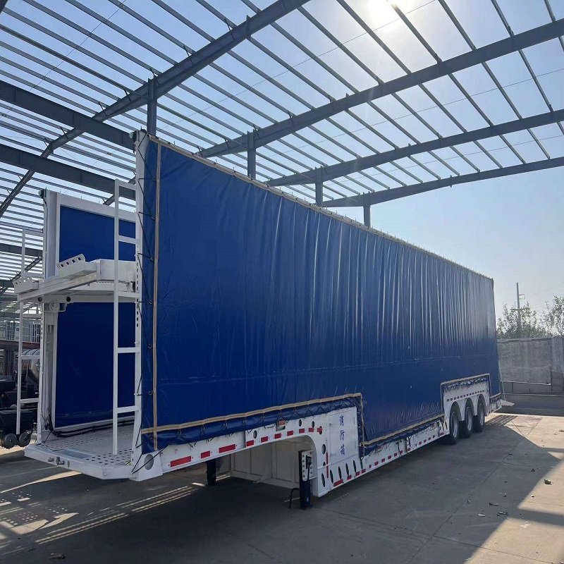 High Standard 6 MPV SUV Cars Loading Semi Trailer for Russia