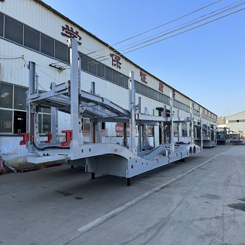 High Standard 6 MPV SUV Cars Loading Semi Trailer for Russia