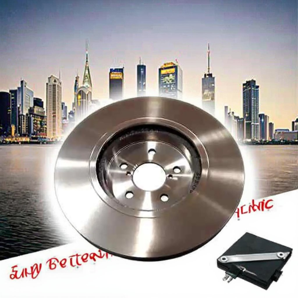 OEM Front Brake Disc with Burned Pattern Customizable Product Category