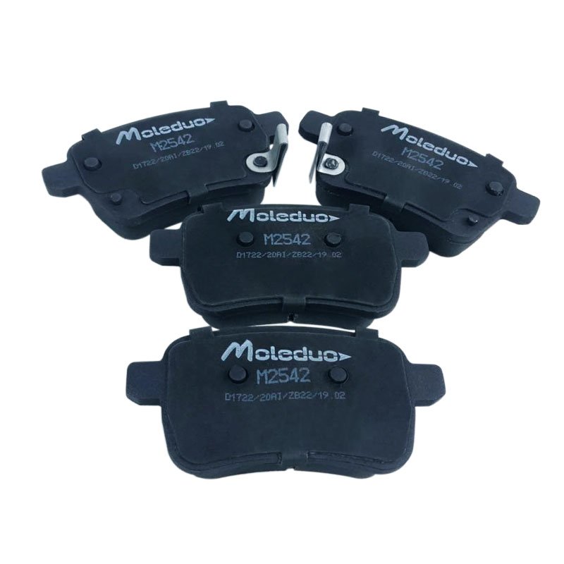 M2542 Auto Brake Pads for Fiat D1722 Rear Ceramic Semi Metal Customized Durable Original Quality No Asbestos Brake Friction Pad