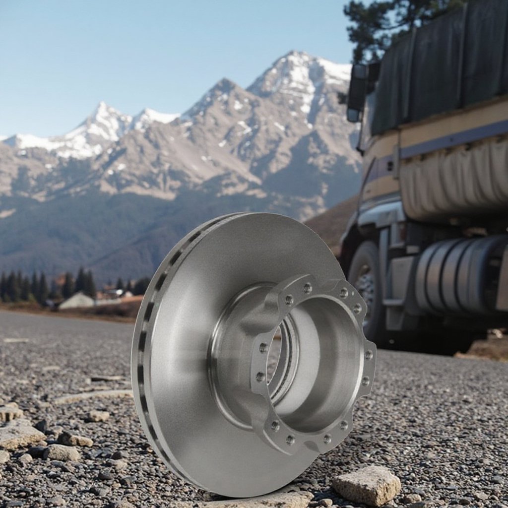 DAF LF45 Truck Brake Disc New Condition Model MBR5097 DAF105 ECE R90 Standard Part Numbers 1400273 1408254 1408672 1407581